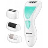 Эпилятор Gemei GM 7006 4в1 - Профеcсиональный женский беспроводной эпилятор бритва с насадками триммер + пемза