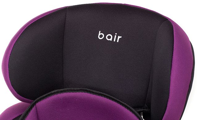 Автокрісло Bair Beta 1/2/3 (9-36 кг) DB1824 чорний - фіолетовий