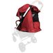 Текстиль для колясок Yoya Plus Красный Водонепроницаемый универсальный моделям Plus Premium, Plus Pro, Plus Max, Plus 2, 3, 4
