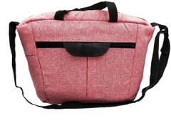 Сумка органайзер Foofoo рожева універсальна для коляски, для подорожей