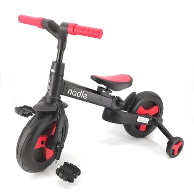 Детский велосипед трансформер 5 в 1 черно-красный Nadle SL-A6