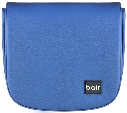 Коляска 2 в 1 Bair Polo (Black) шкіра 100% 38 темно-синій (перламутр)